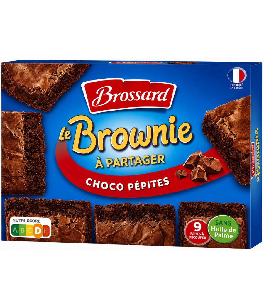 BROWNIE BROSSARD PÉPITE DE CHOCOLAT 285G