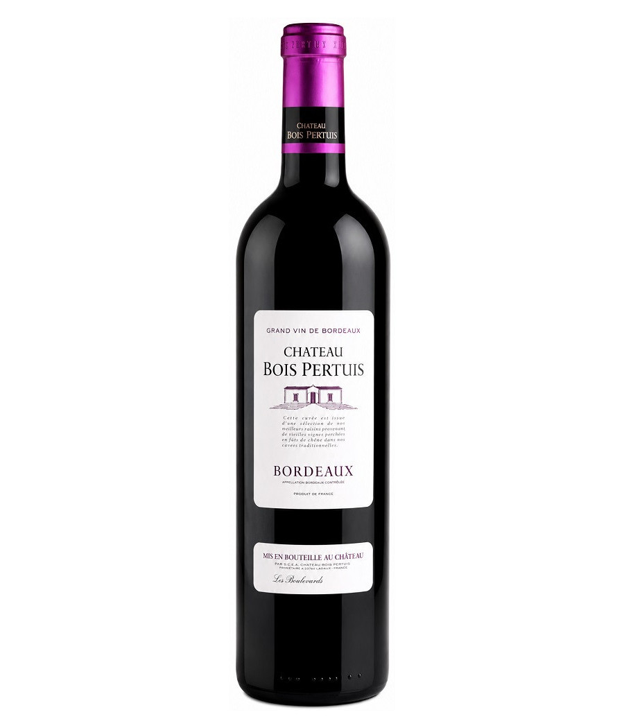 BOUTEILLE DE VIN CHÂTEAU BOIS PERTUIS BORDEAUX 75CL