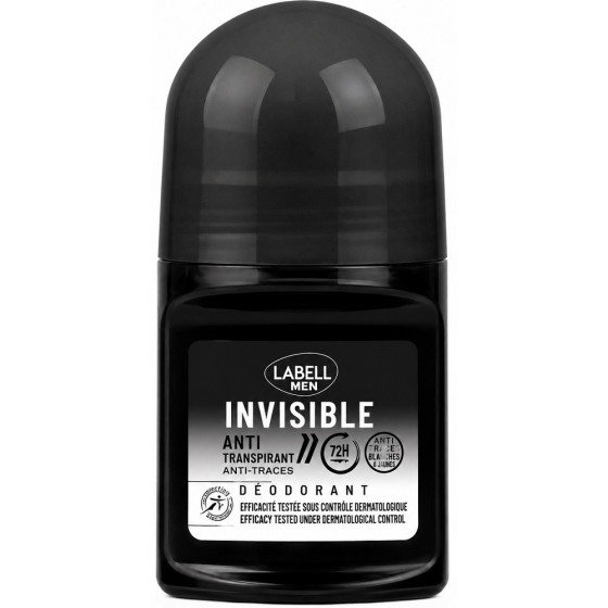 DÉODORANT LABELL MEN INVISBLE 50ML