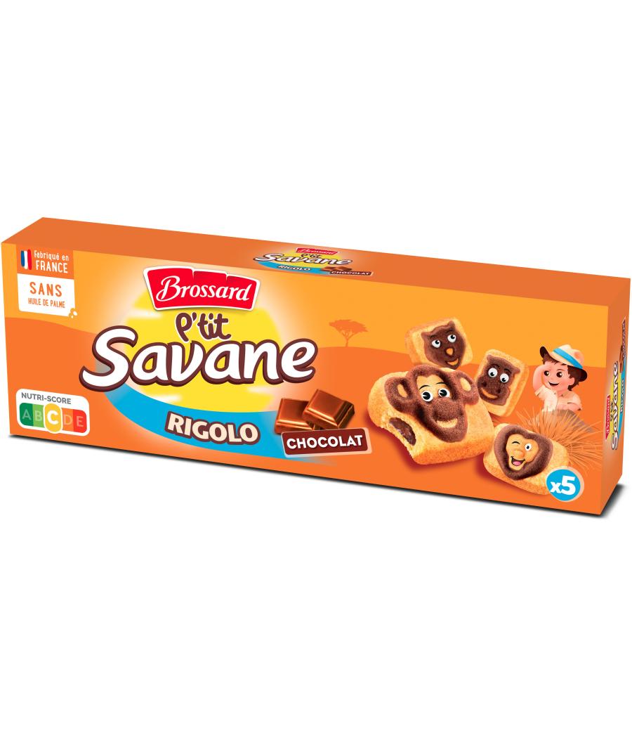 BISCUITS BROSSARD P'TIT SAVANE GOUT CHOCOLAT X5 150G