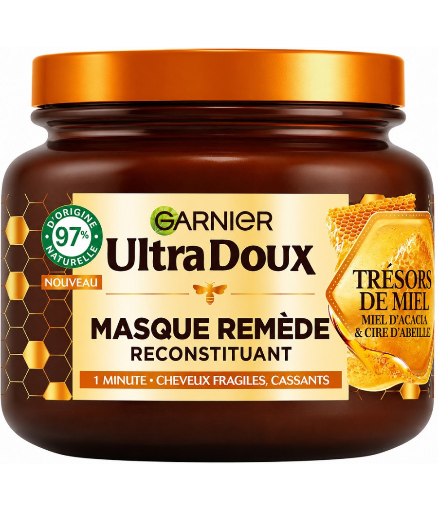 MASQUE GARNIER ULTRA DOUX REMÈDE MIEL 340ML