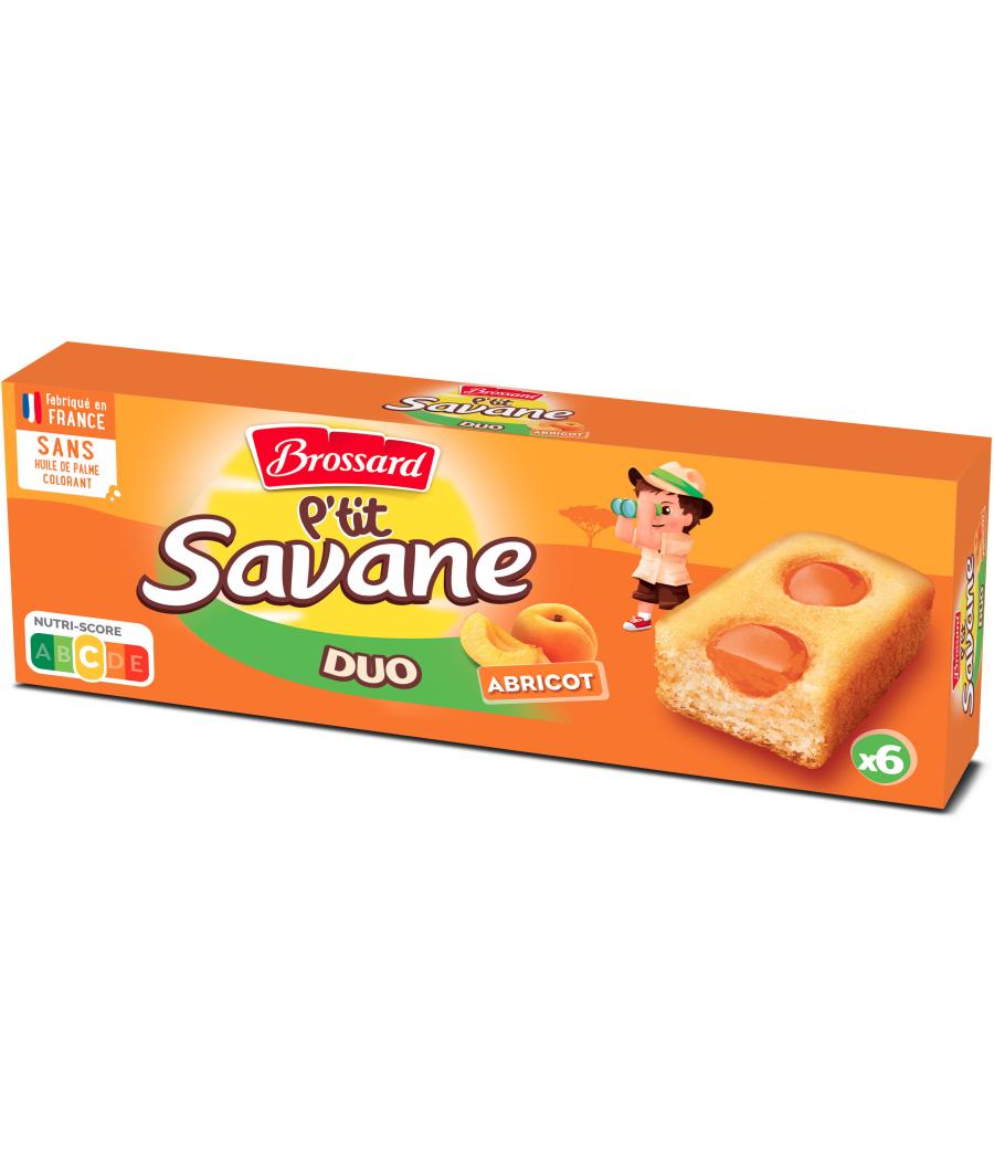 BISCUITS BROSSARD P'TIT SAVANE DUO GOUT ABRICOT 150G