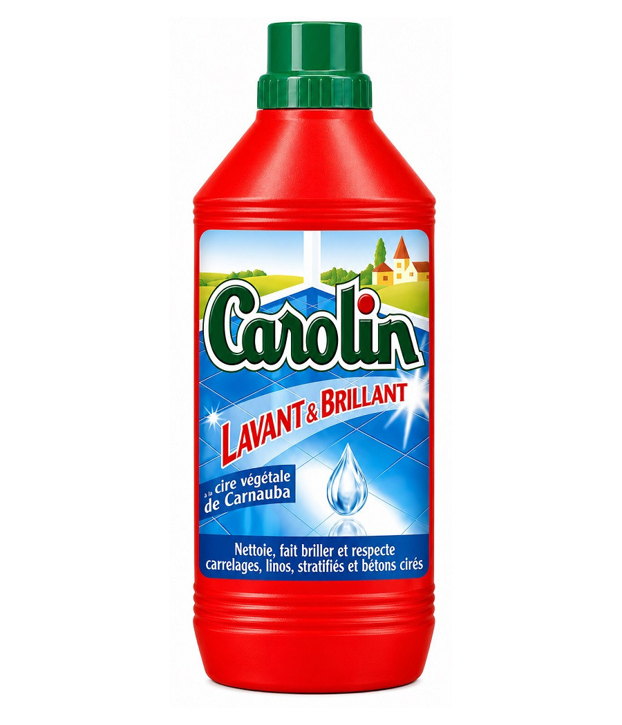 NETTOYANT MENAGER CAROLIN LAVANT BRILLANT 1L
