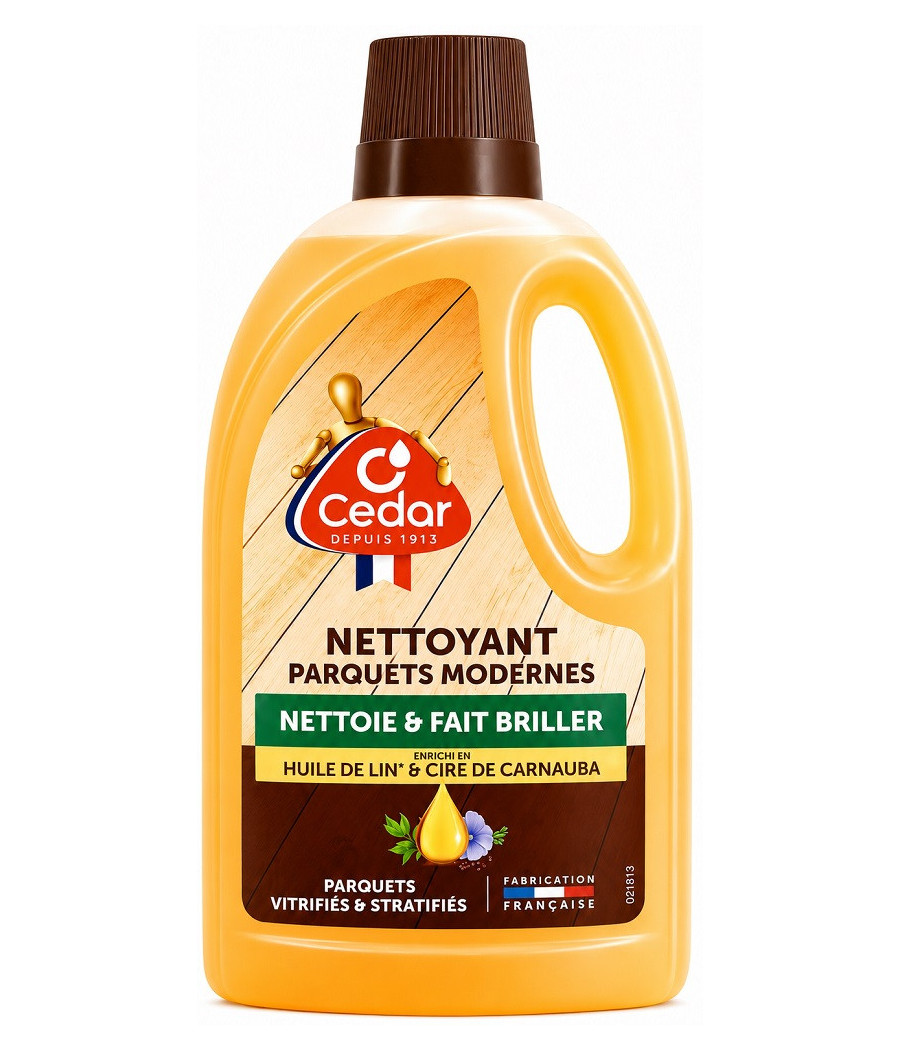 NETTOYANT PARQUET MODERNE O'CEDAR CIRE D'ABEILLE 1L