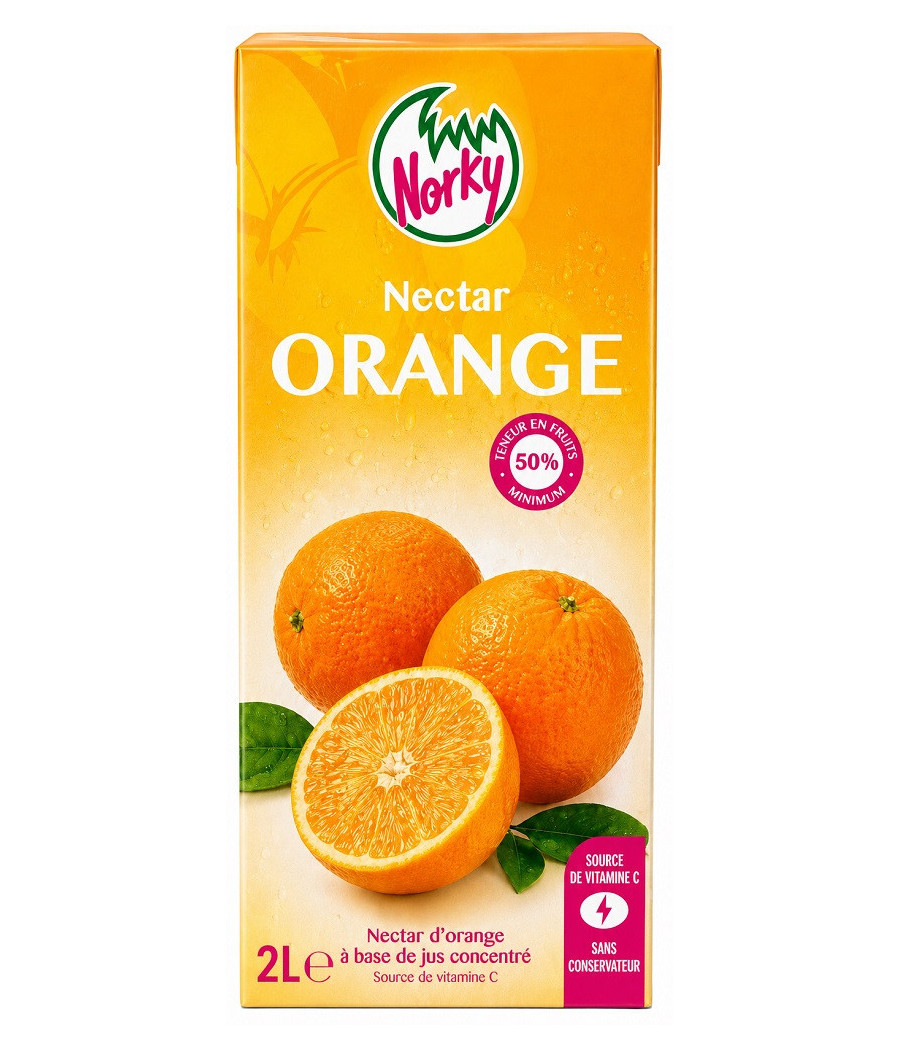 JUS NORKY NECTAR ORANGE 2L