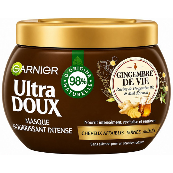 MASQUE GARNIER ULTRA DOUX GINGEMBRE 300ML