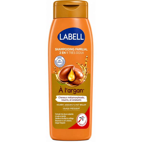 SHAMPOOING LABELL ARGAN 2EN1 400ML