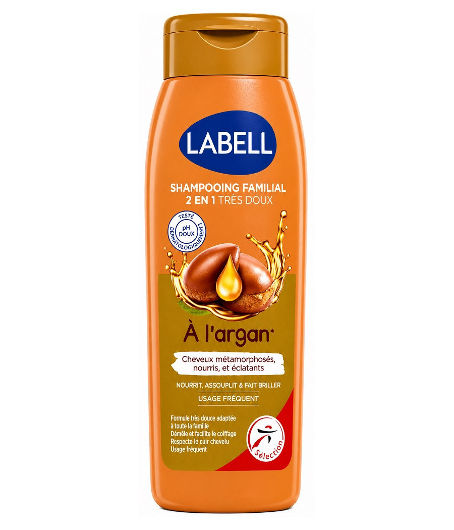 SHAMPOOING LABELL ARGAN 2EN1 400ML