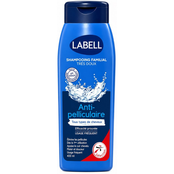 SHAMPOOING LABELL ANTIPELLICULAIRE 400ML
