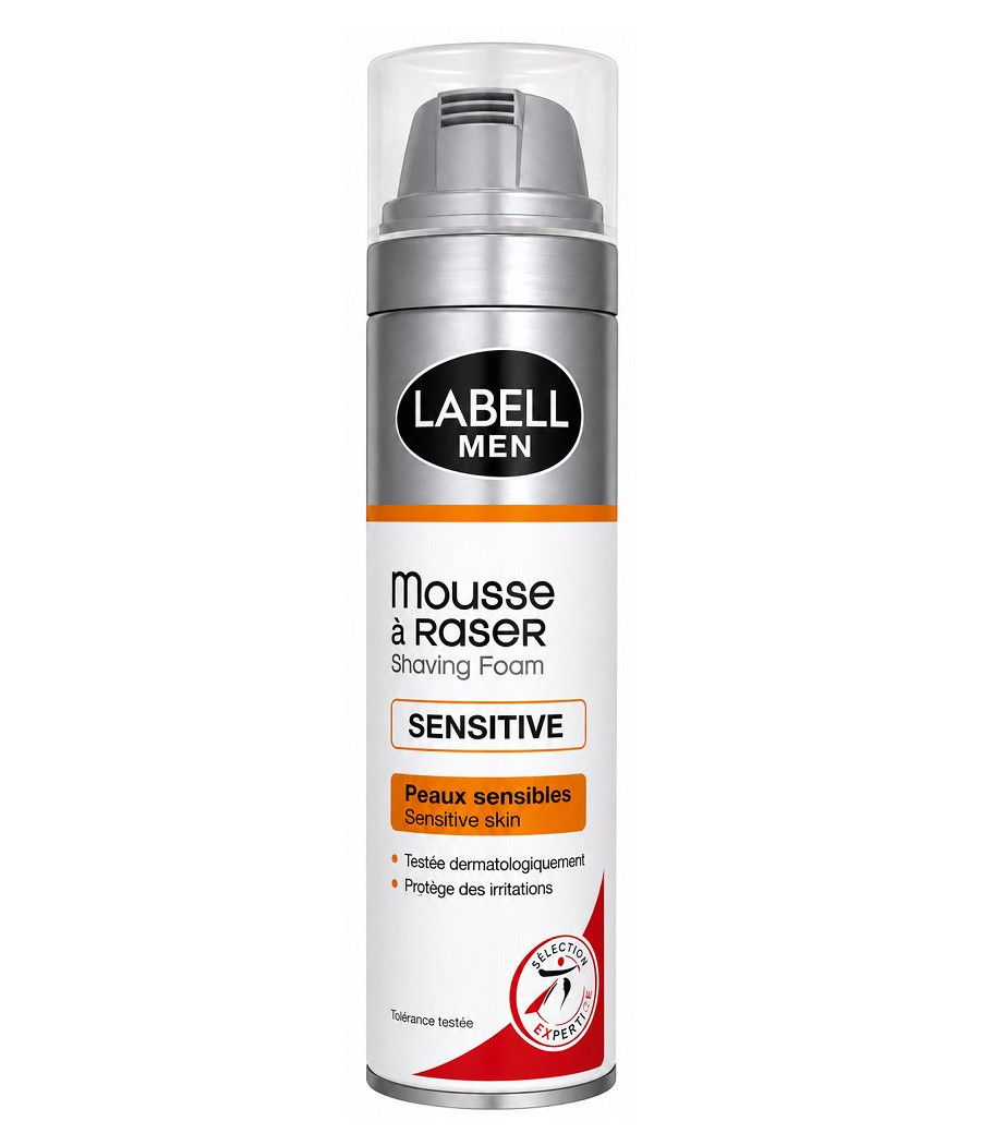 MOUSSE À RASER LABELL MEN PEAUX SENSIBLES 250ML