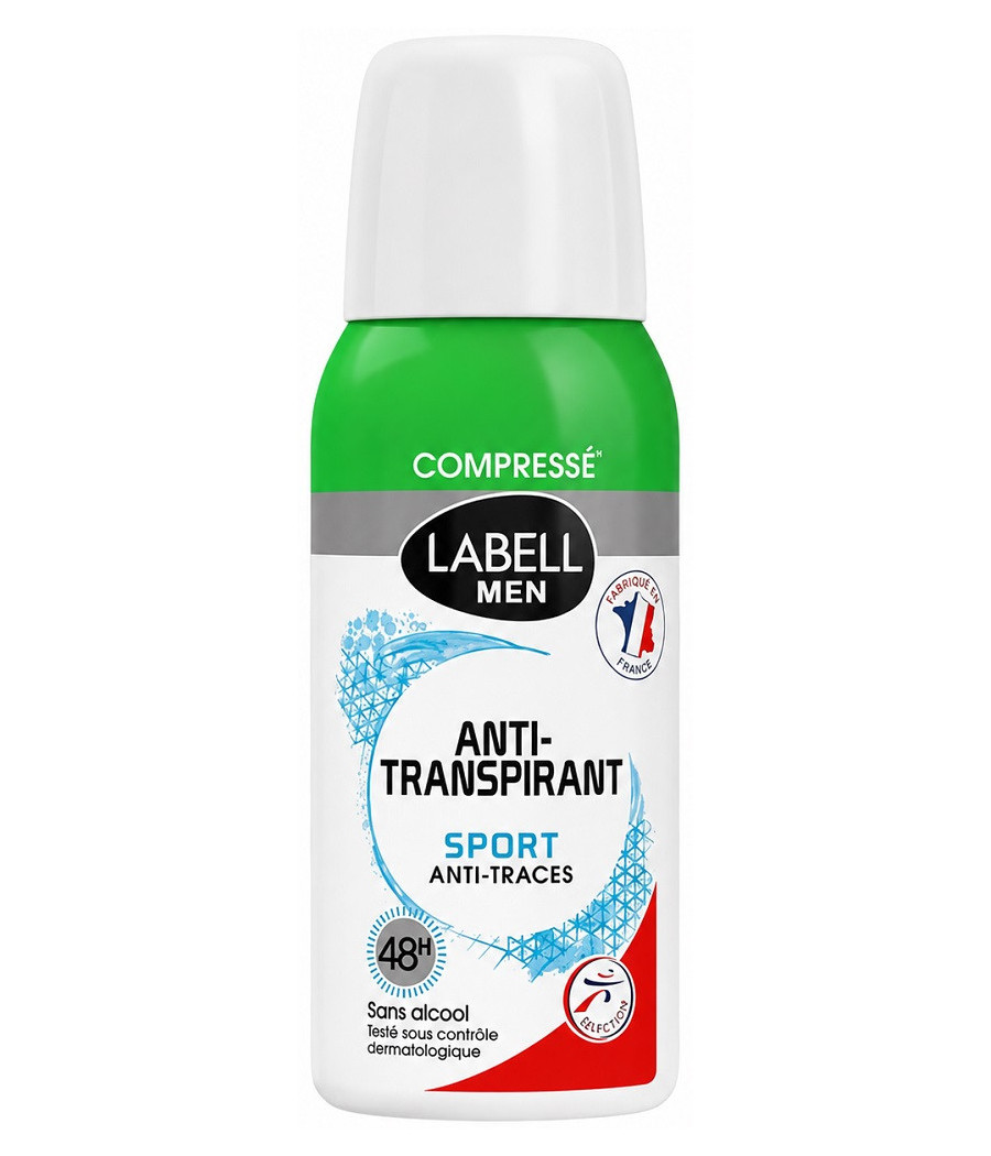 DÉODORANT COMPRESSÉ LABELL MEN ANTI TRANSPIRANT SPORT 100ML