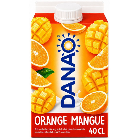 BOISSON LACTÉE DANAO ORANGE MANGUE 40CL