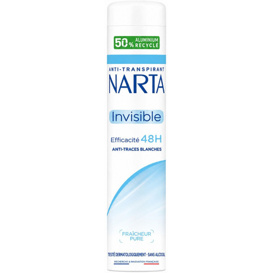 DÉODORANT SPRAY NARTA FEMME INVISIBLE 48H 200ML