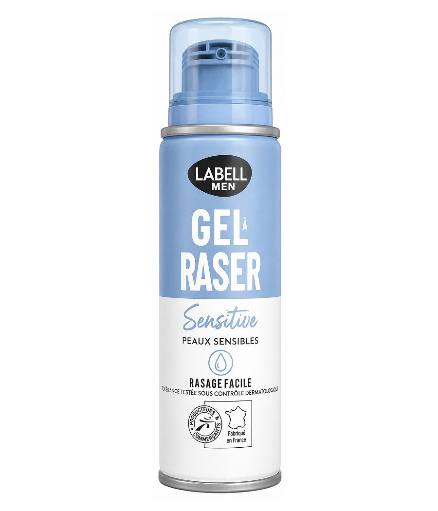 GEL À RASER LABELL SENSITIVE PEAUX SENSIBLES 200ML