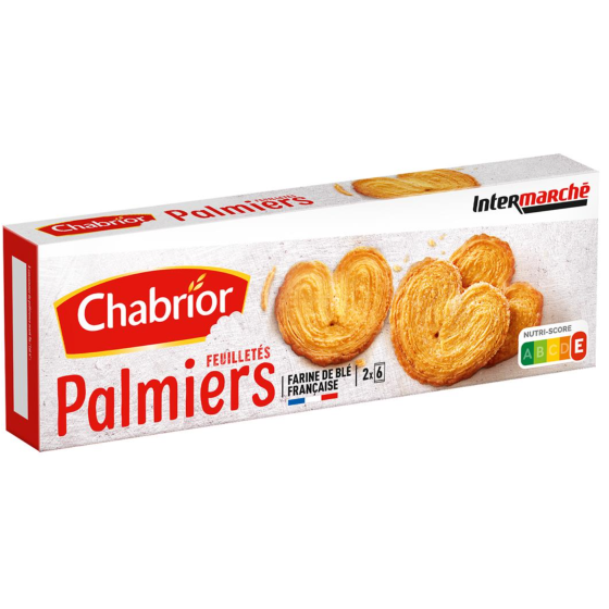 FEUILLETES PALMIERS CHABRIOR 100G