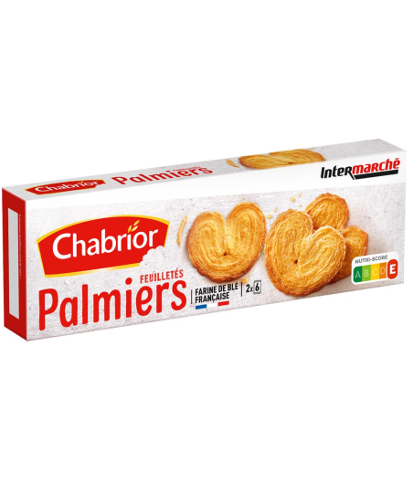 FEUILLETES PALMIERS CHABRIOR 100G