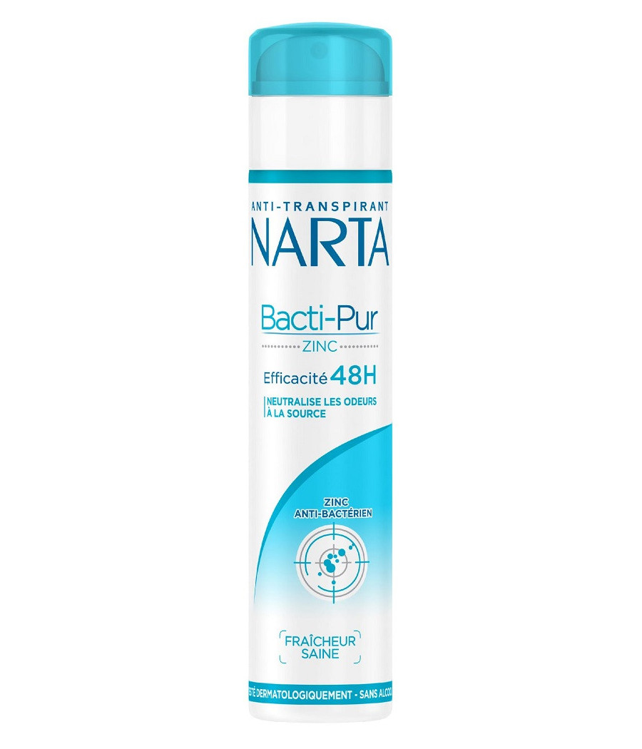DÉODORANT SPRAY NARTA BACTI PUR ANTI TRANSPIRANT 48H 200ML