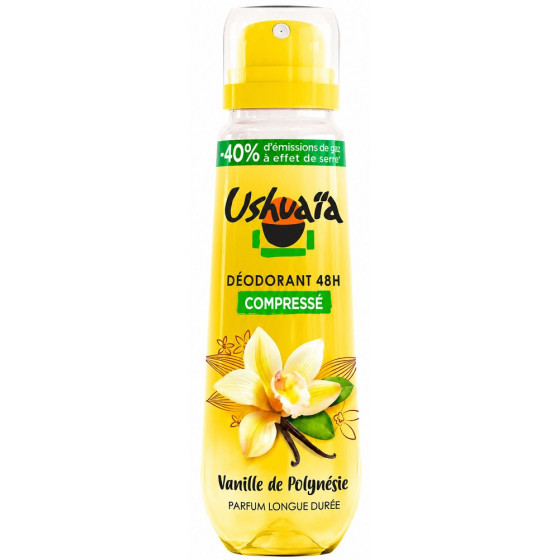 DÉODORANT SPRAY COMPRESSÉ USHUAÏA VANILLE 100ML
