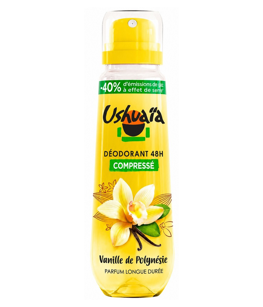 DÉODORANT SPRAY COMPRESSÉ USHUAÏA VANILLE 100ML