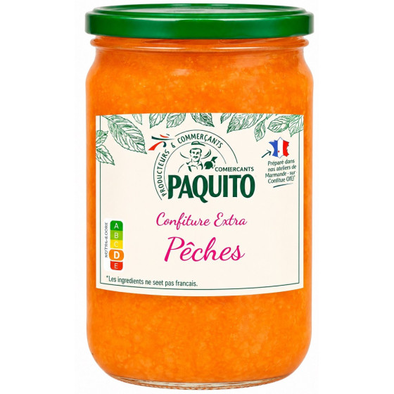 CONFITURE PAQUITO EXTRA PÊCHES 370G