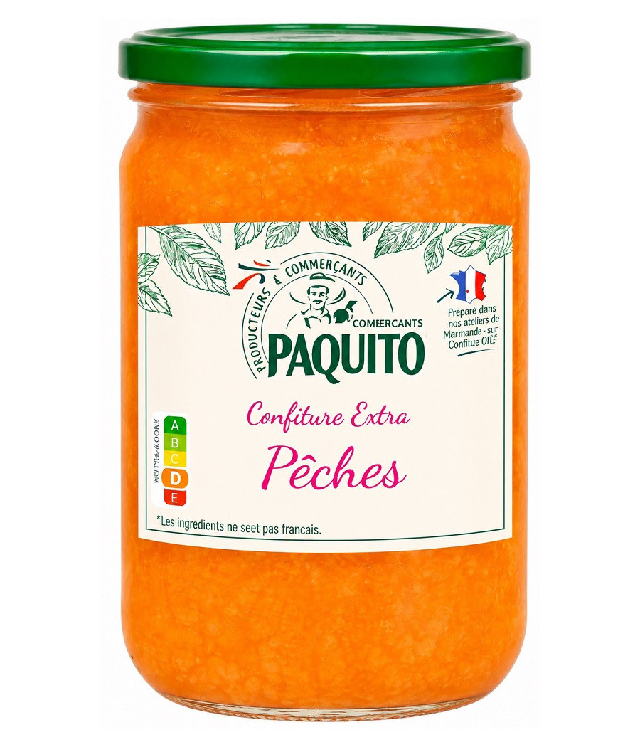 CONFITURE PAQUITO EXTRA PÊCHES 370G