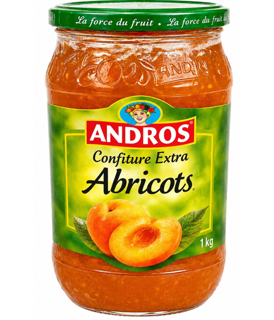 CONFITURE ANDROS EXTRA ABRICOT 1KG