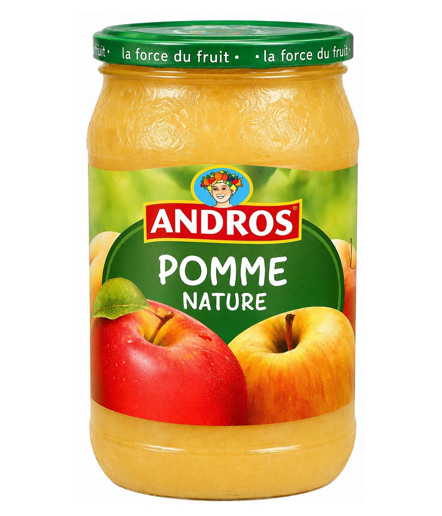 COMPOTE ANDROS POMME NATURE 750G