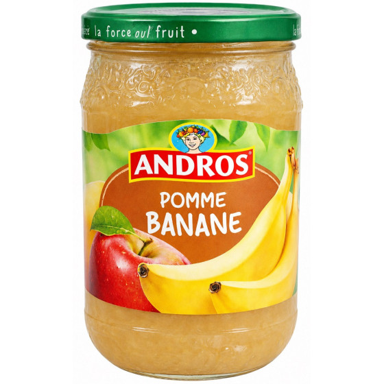 COMPOTE ANDROS POMME BANANE 750G