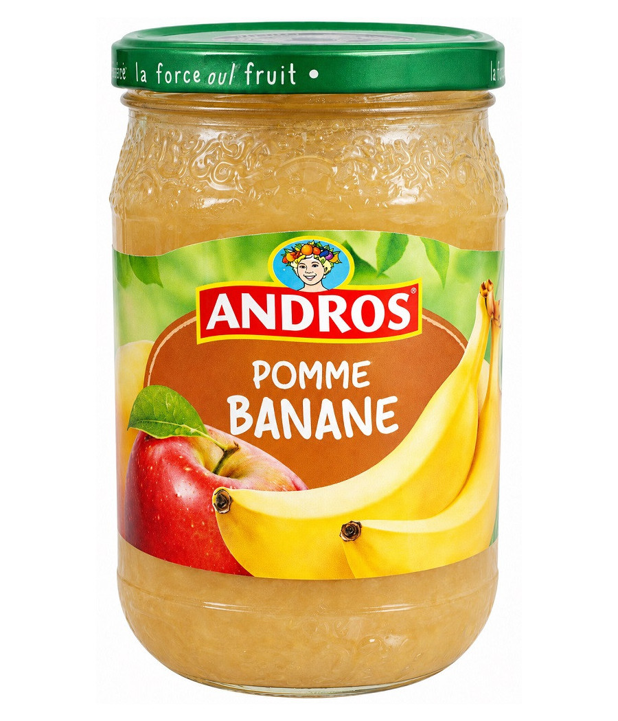 COMPOTE ANDROS POMME BANANE 750G