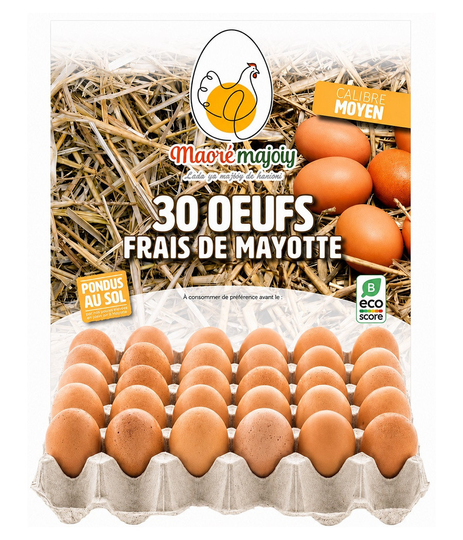 OEUFS MAORÉ MAJOIY FRAIS X30