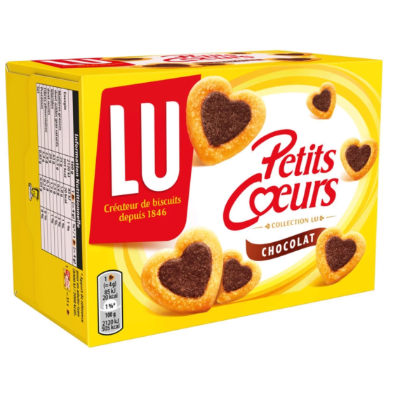 PETITS COEURS CHOCOLAT LU 125G