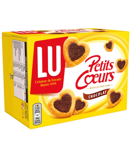 PETITS COEURS CHOCOLAT LU 125G