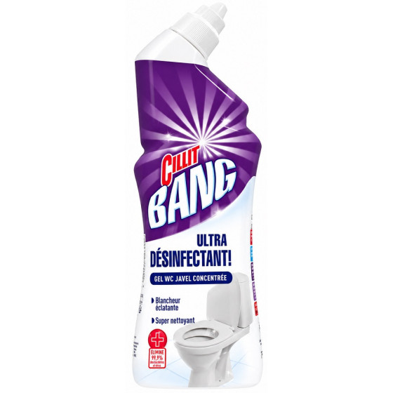 GEL WC CILLIT BANG NETTOYAGE ET DÉSINFECTANT 750ML