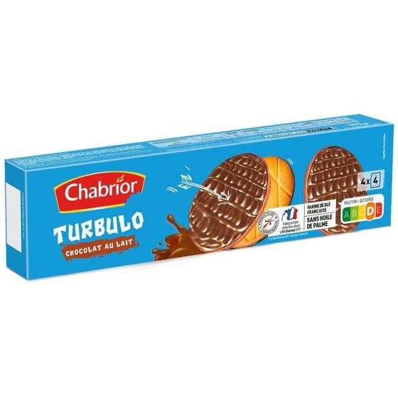BISCUITS CHARBRIOR TURBULO CHOCOLAT AU LAIT 195G