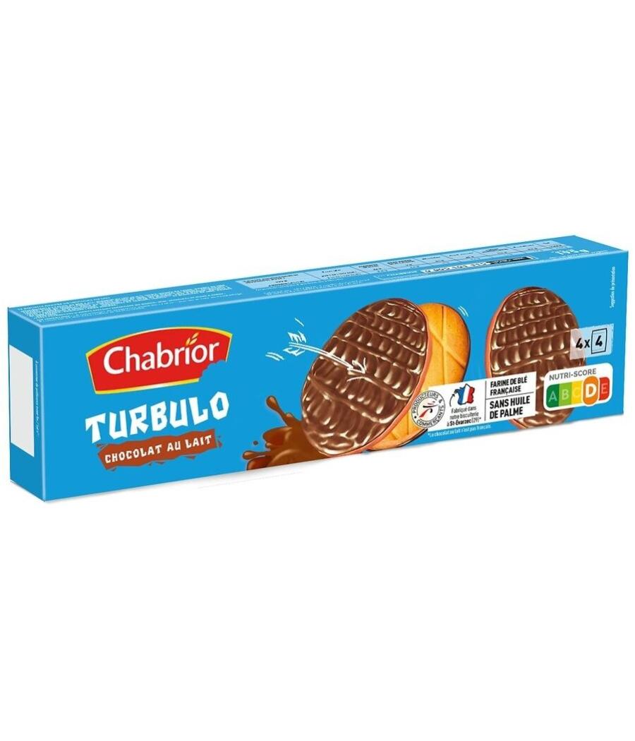 BISCUITS CHARBRIOR TURBULO CHOCOLAT AU LAIT 195G