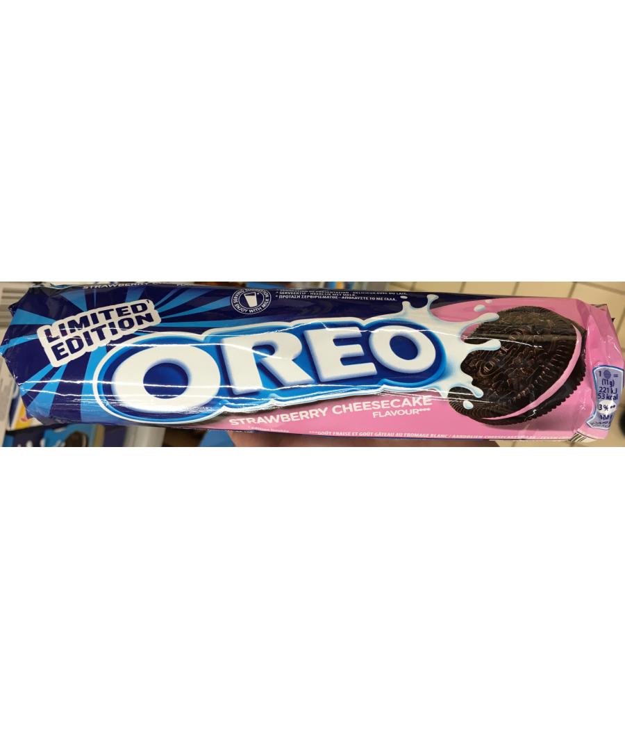 BISCUITS OREO STRAWBERRY CHEESECAKE FLAVOUR 100G