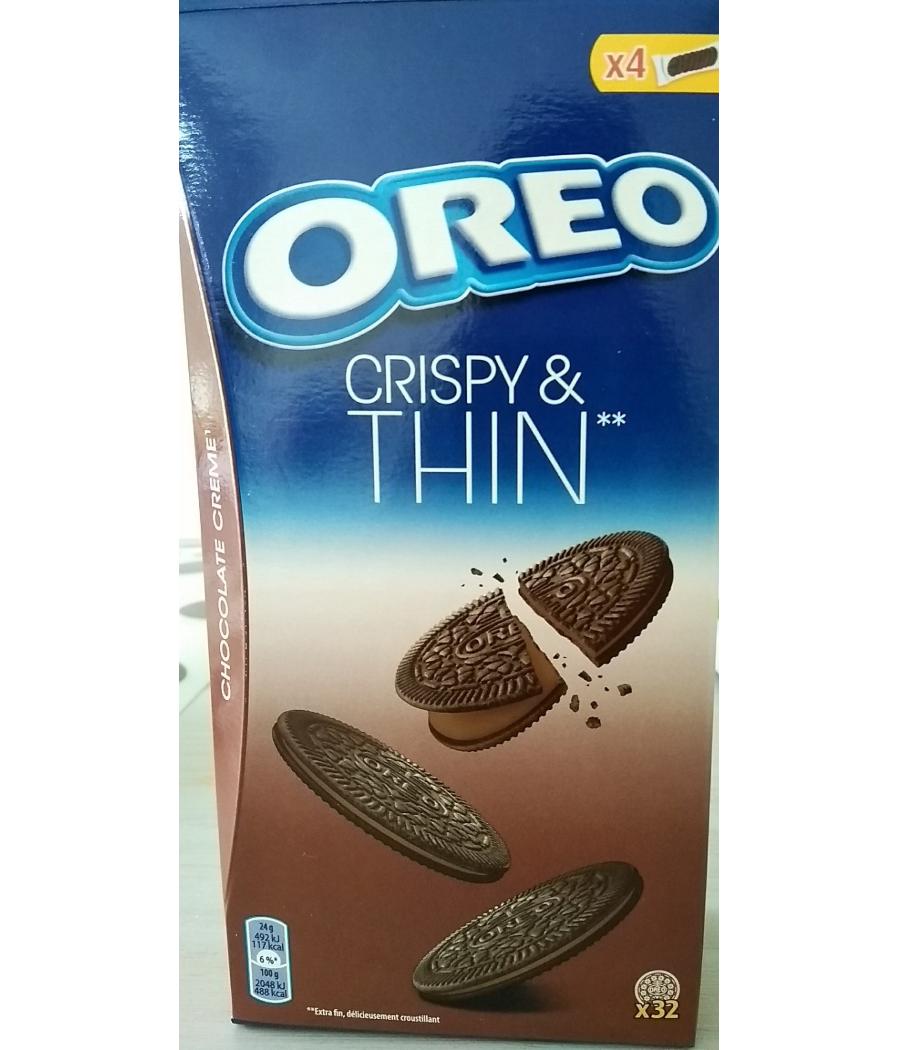 CRISPY AND THIN CHOCOLAT 192 G (32 UNITES)