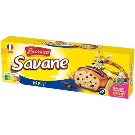 GATEAU BROSSARD SAVANE PEPIT 150G  5X30G