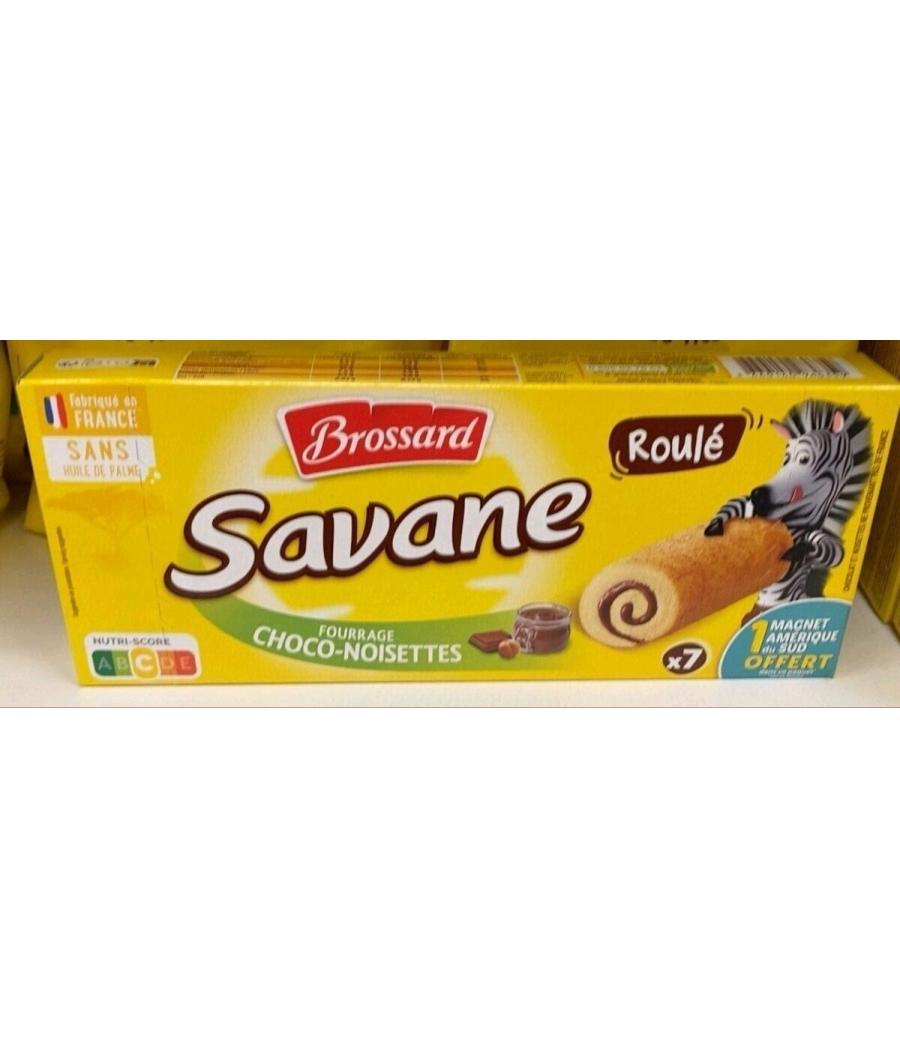 GATEAU BROSSARD ROULE FOURAGE CHOCO-NOISETTE X7 175G