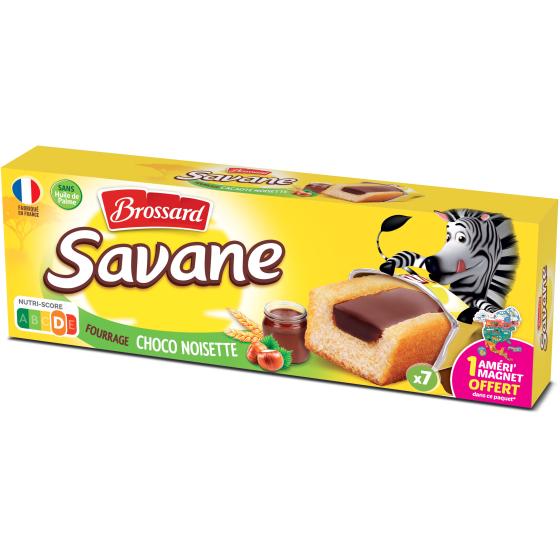BROSSARD AU CHOCO NOISETTE SAVANE 175G