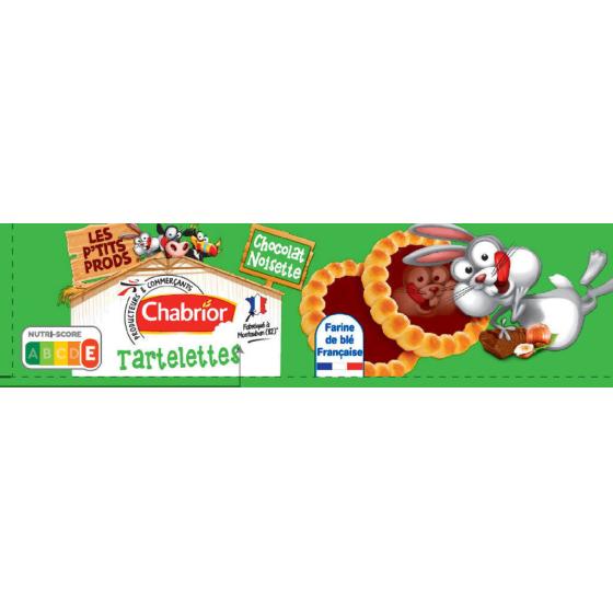TARTELETTES CHOCOLAT NOISETTE CHABRIOR 150G