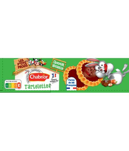 TARTELETTES CHOCOLAT NOISETTE CHABRIOR 150G
