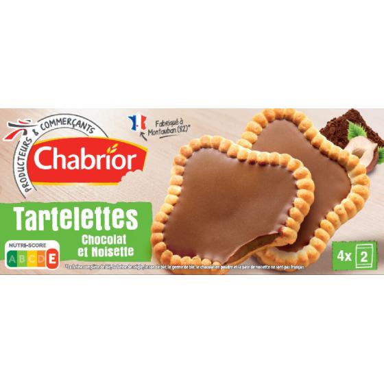 TARTELETTES CHOCOLAT ET NOISETTES CHABRIOR 127G
