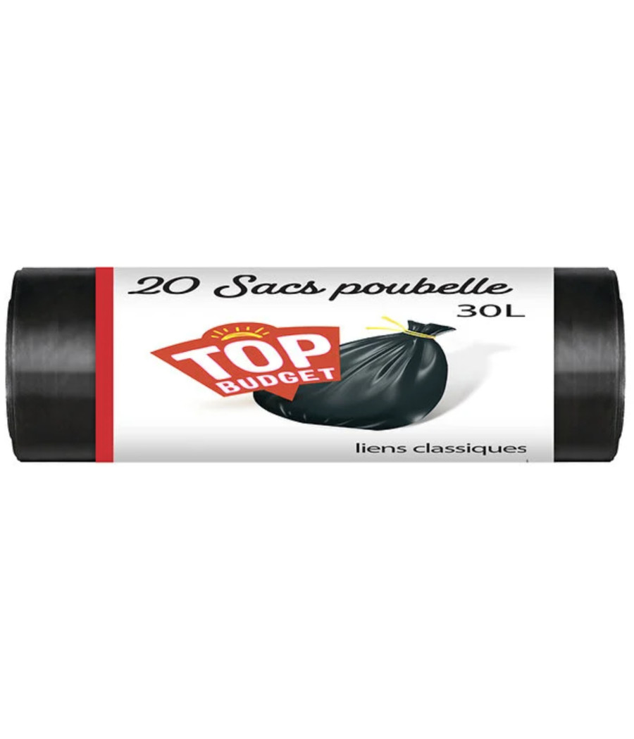 SAC POUBELLE TOP BUDGET 20X30L
