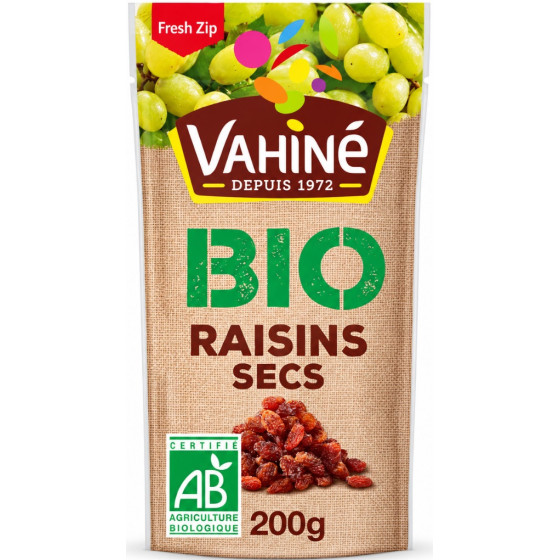 RAISINS SECS BIO VAHINE 200G
