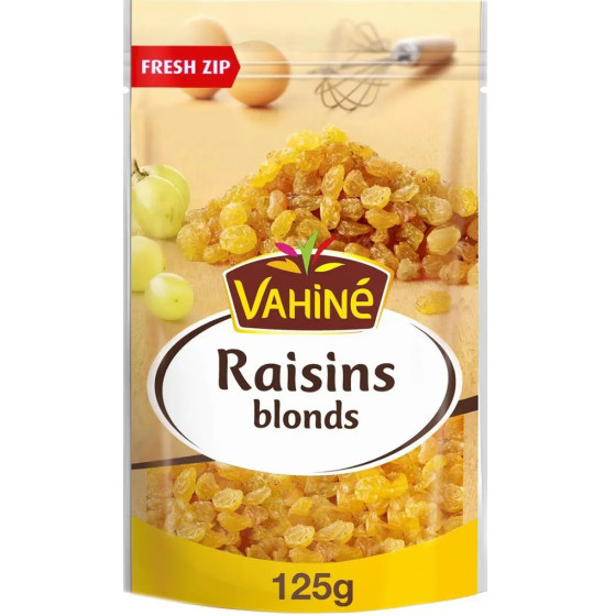 RAISINS BLONDS VAHINE 125G