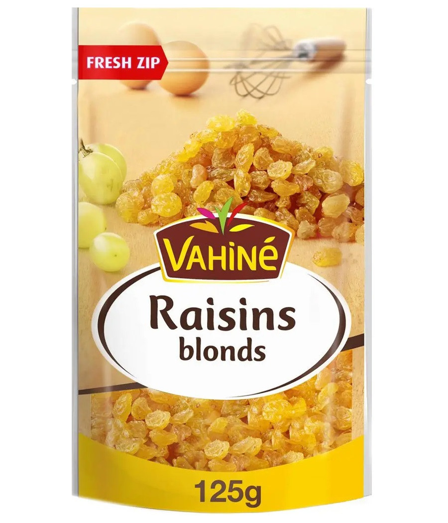RAISINS BLONDS VAHINE 125G