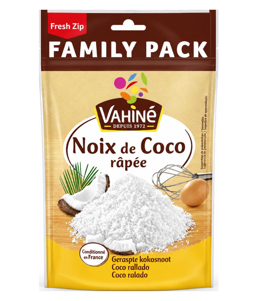 NOIX DE COCO RAPEE VAHINE FORMAT FAMILIAL 200G