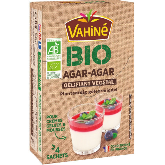 GELIFIANT VEGETALE AGAR AGAR BIO VAHINE X4 8G