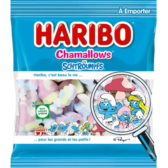 BONBON CHAMALLOWS SCHTROUMPFS HARIBO 100G